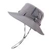 Tooling Bucket Hat Summer Outdoor Men's Sun Hat Light Breathable Flip Button Cowboy Hat Climbing Waterproof Sun Protection Hat