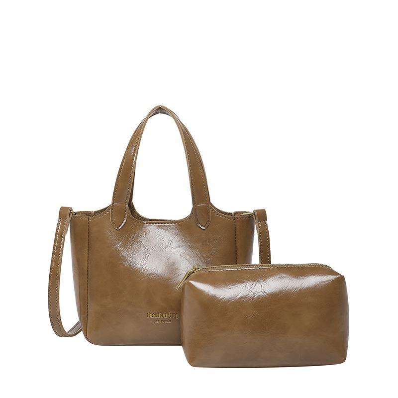 Textured handbag bag New summer trendy versatile shoulder messenger bag Fashion niche vegetable basket Women's bag trendy