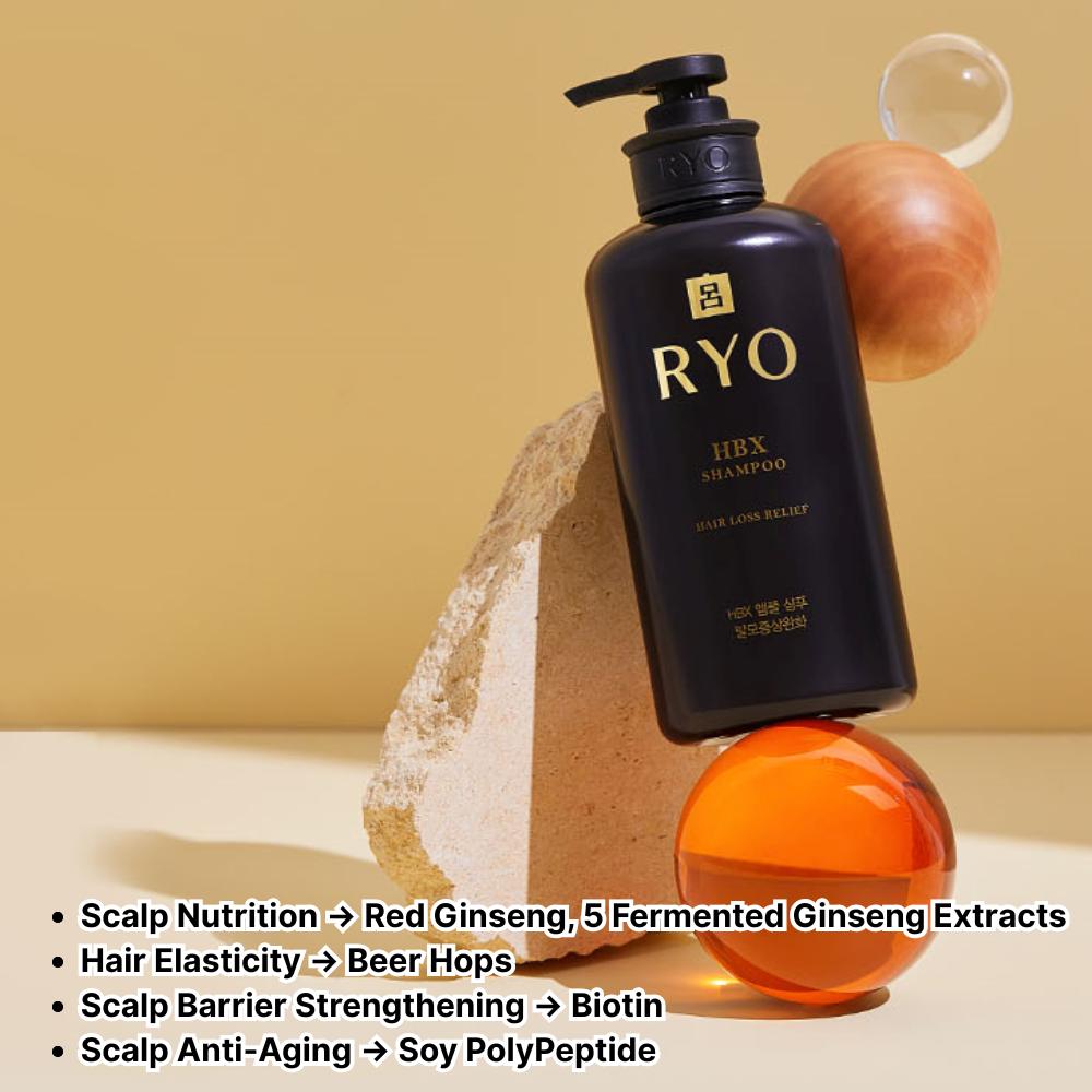 Ryo Premium HBX Ampullenpackung für Kopfhaut und Haar – 200 ml