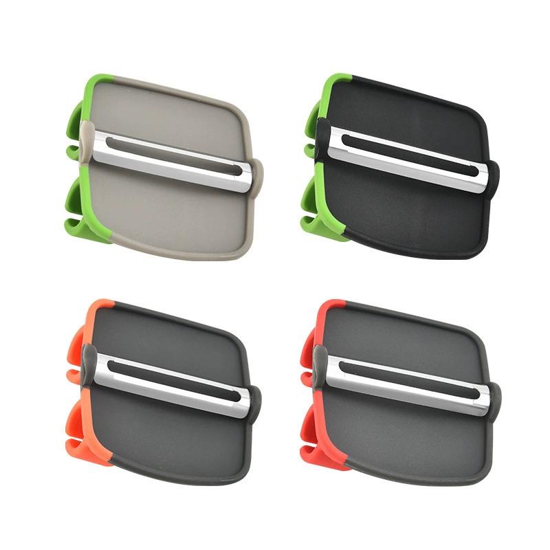 4pcs Handheld Creative Peeler Stainless Steel Two Finger Fruit Vegetable Skin Remover Portable Household Kitchen Peeling Gadget