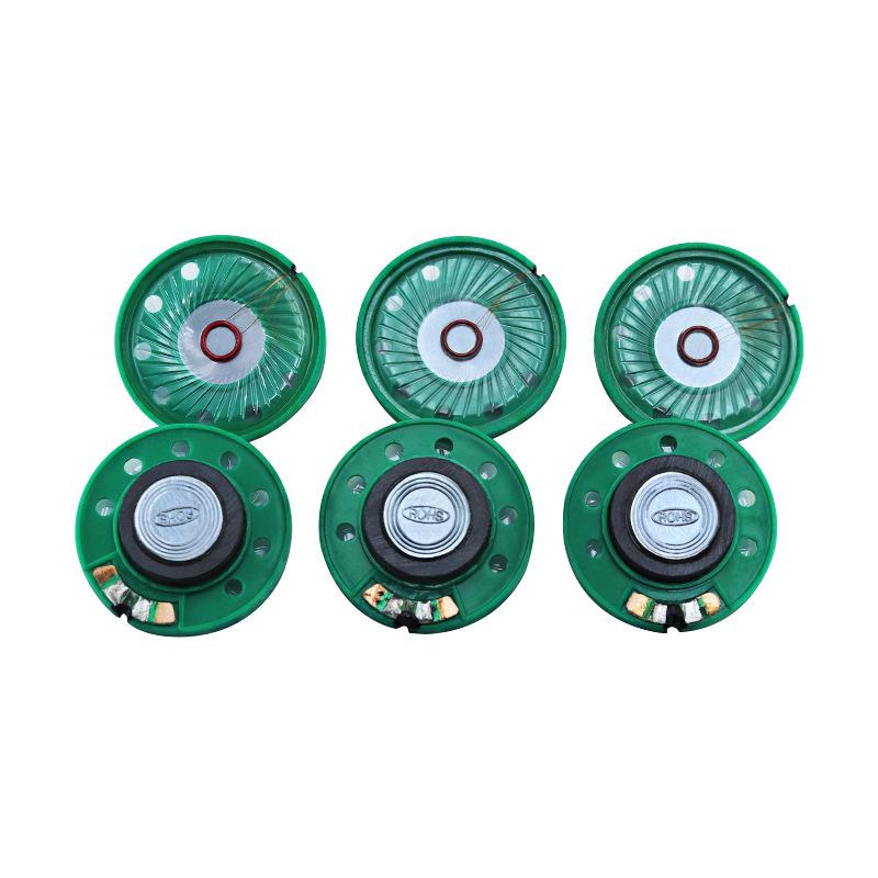 36mm 8 Ohm 0.5W External Magnetic Speaker with Transparent Membrane for Toys and Doorbell Voice.