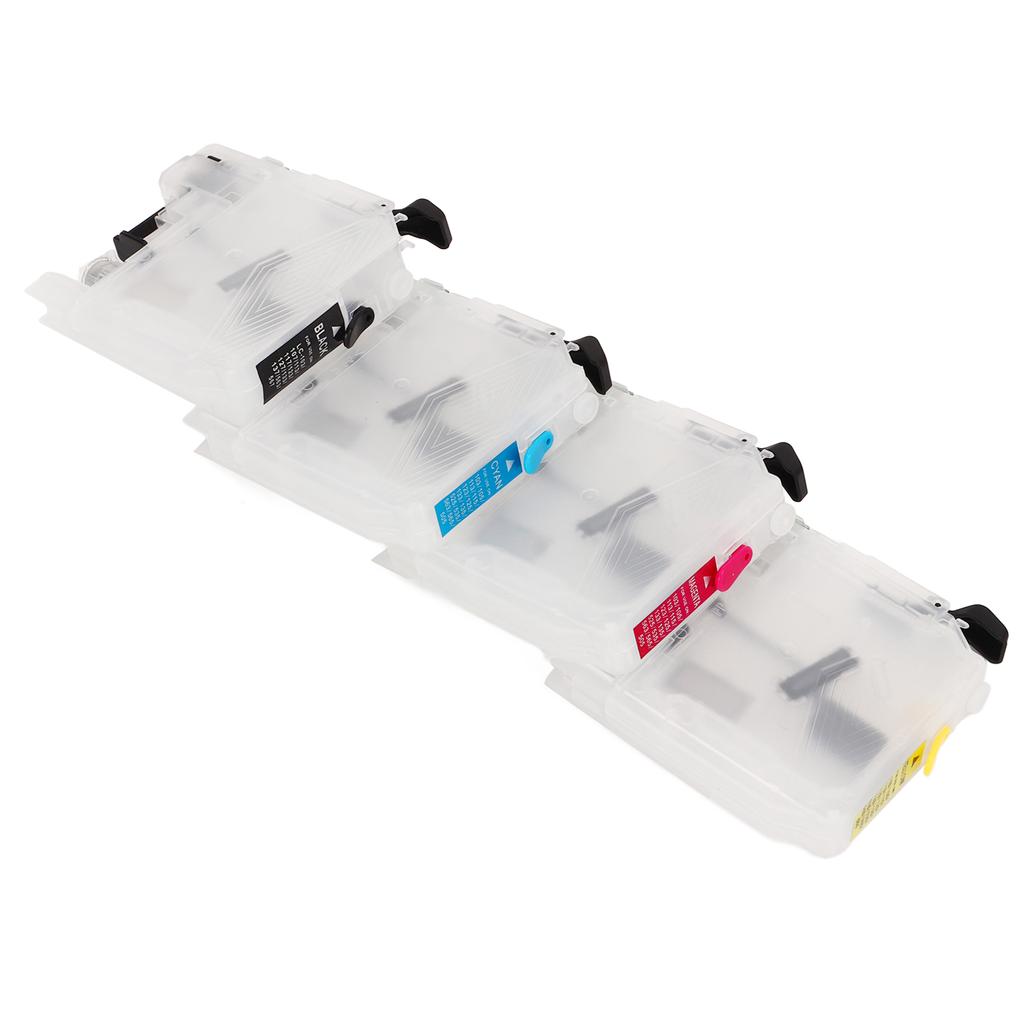 4 Colors Ink Cartridges with Permanent Chip Printer Refill Box Replacement Black Cyan Magenta Yellow LC223