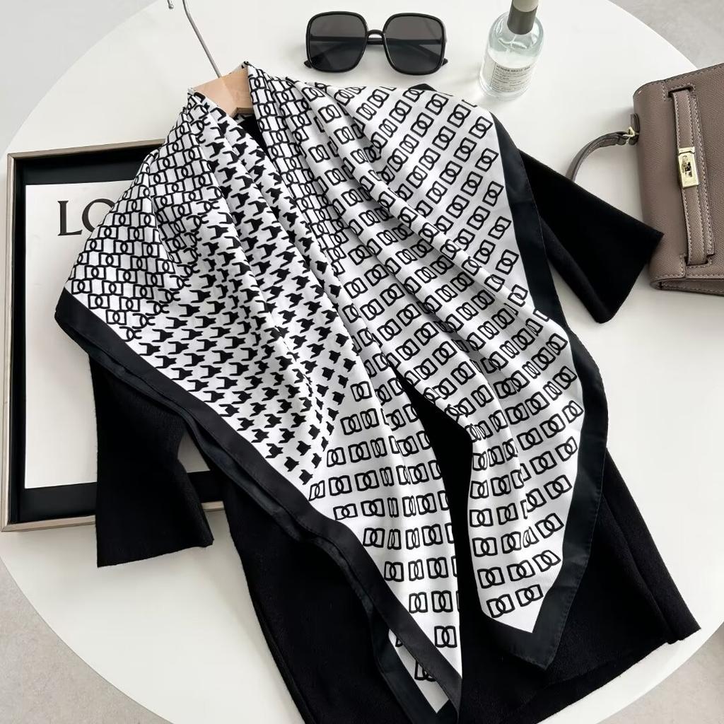 Silk Square Scarves 90 Square Scarves Headscarves Printed Silk Scarves Spot Single Price