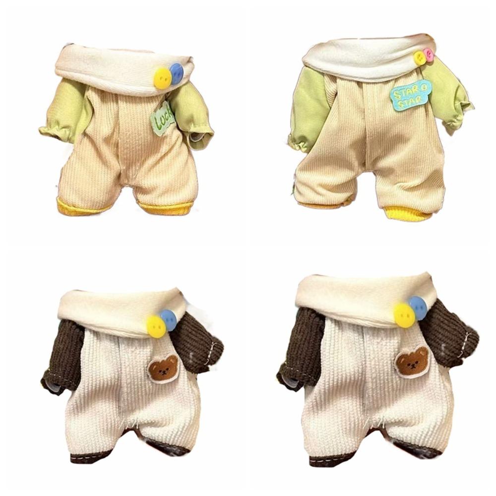 1 set Outfit 10cm Cotton Doll's Clothes Crawling Suit Plush Doll Clothes  10/20cm Cotton Doll