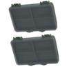 2PCS Mini Tackle Storage Box 4-8 Compartment Fishing Lure Box Durable Fishing Tackle Box  Fishing