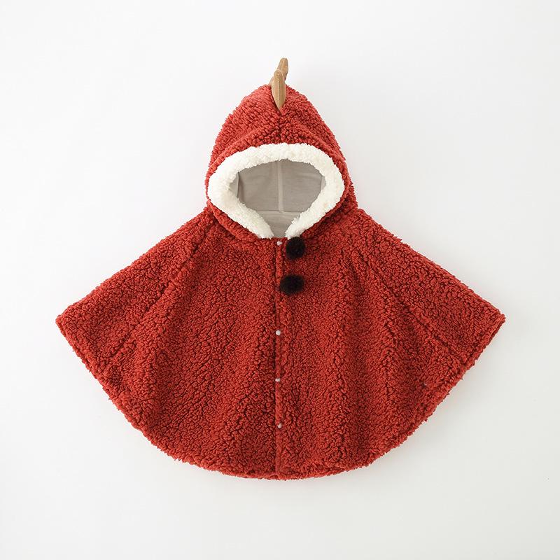 "Cartoon Baby Cape Cloak: Cute Spring, Autumn, Winter Shawl for Boys & Girls"