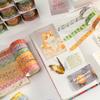 Retro Flower vintage Washi tape set, suitable for DIY photo frames, diaries, gift box packaging, exquisite decorative items