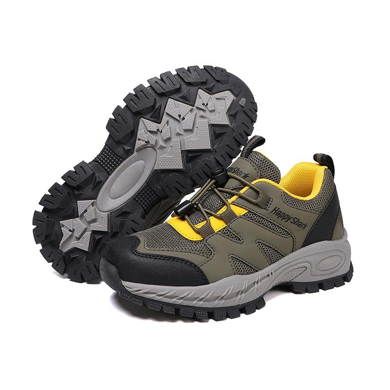 

Новая детская обувь для хайкинга, спортивная обувь, нескользящая, школьная, детская, сетчатая, дышащая, для бега, модная, для хайкинга, кроссовки, размер 30-38 35