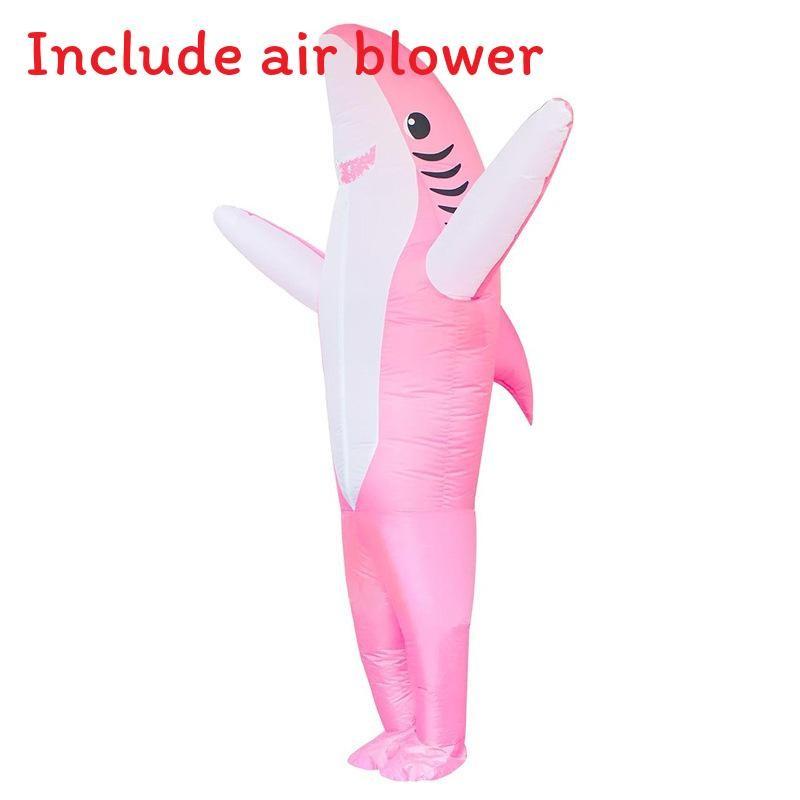 Flamingo Clown Shark Pig Koala Animal Inflatable Suit Cosplay Halloween Party