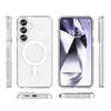 S25Plus glitter powder magnetic mobile phone case, the new model is suitable for Terminator transparent fine flash MagSafe all-inclusive anti-drop