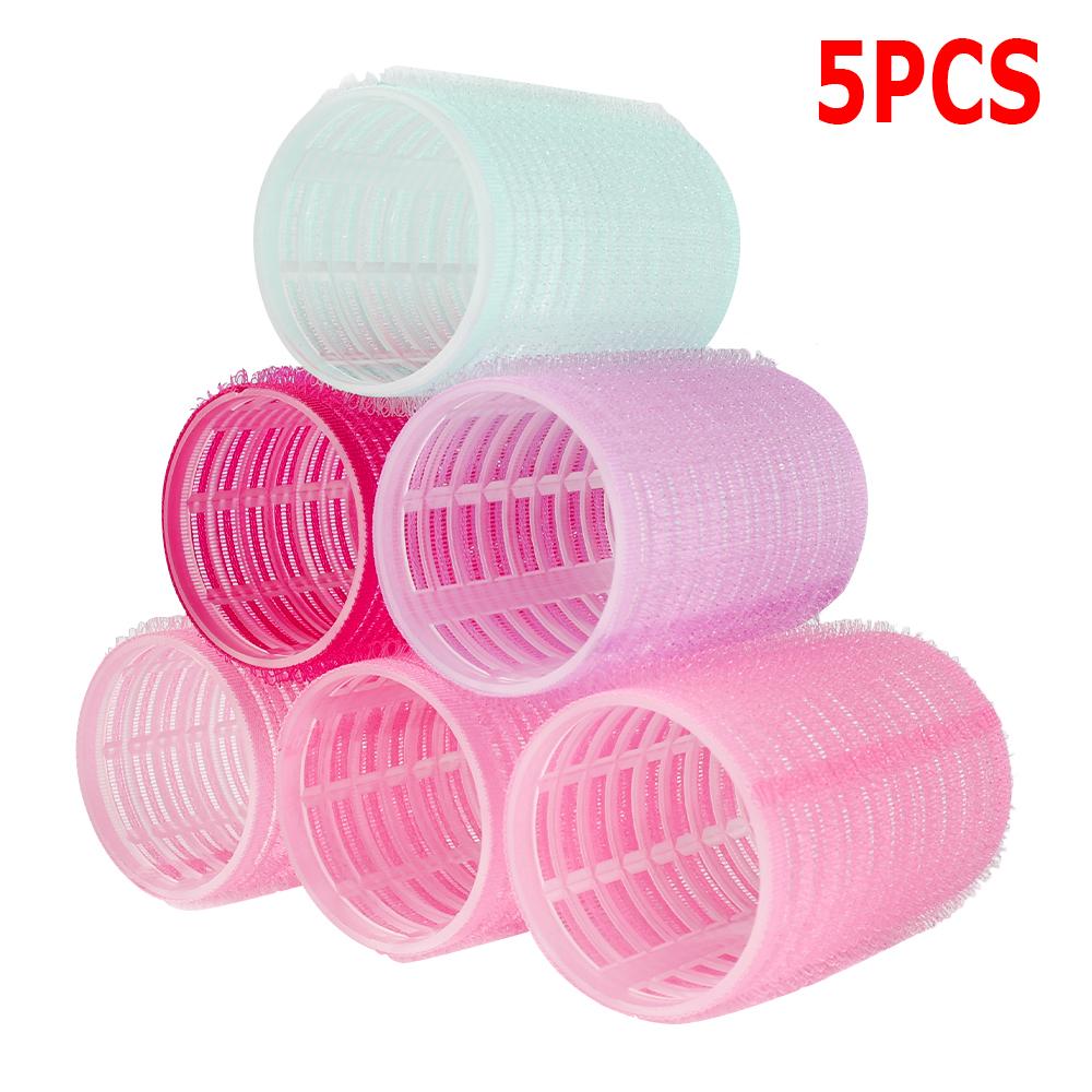 1/5/10PCS Hair Rollers Self-Grip Holding Self-Adhesive Air Bangs Curling Roller Natural Curlers No Heat DIY Curling Styling Tool