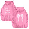 Women's Casual Printed Long Sleeve Loose Drawstring Hooded Sweatshirt Top