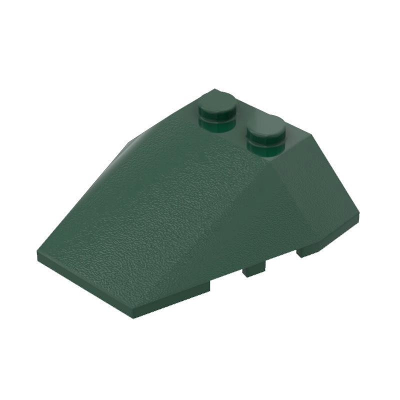 50g Small Particle MOC-Compatible Building Blocks 48933 Wedge 4x4 Triple Stud Slot Standard