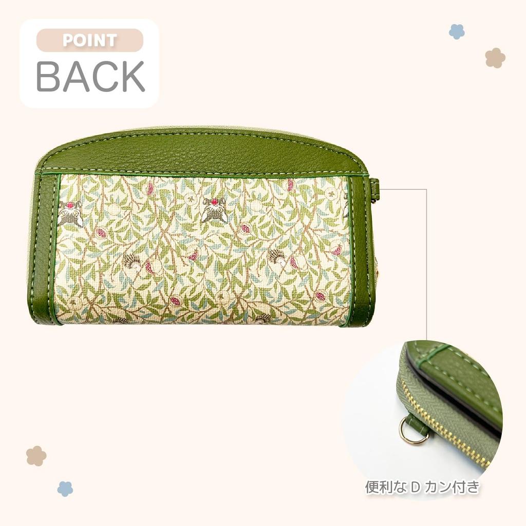 K-PARTS Bebe Dayan [Wallpaper] Zip-Around Wallet for Women and Girls, Featuring Bebe Dayan Cat Design, Cute Cat Accessories, Gift, Present,