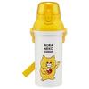 Skater Children's Plastic Water Bottle 480ml One Push Open/Close Antibacterial Child Friendly Lightweight Antibacterial Treatment Made in Japan Norane