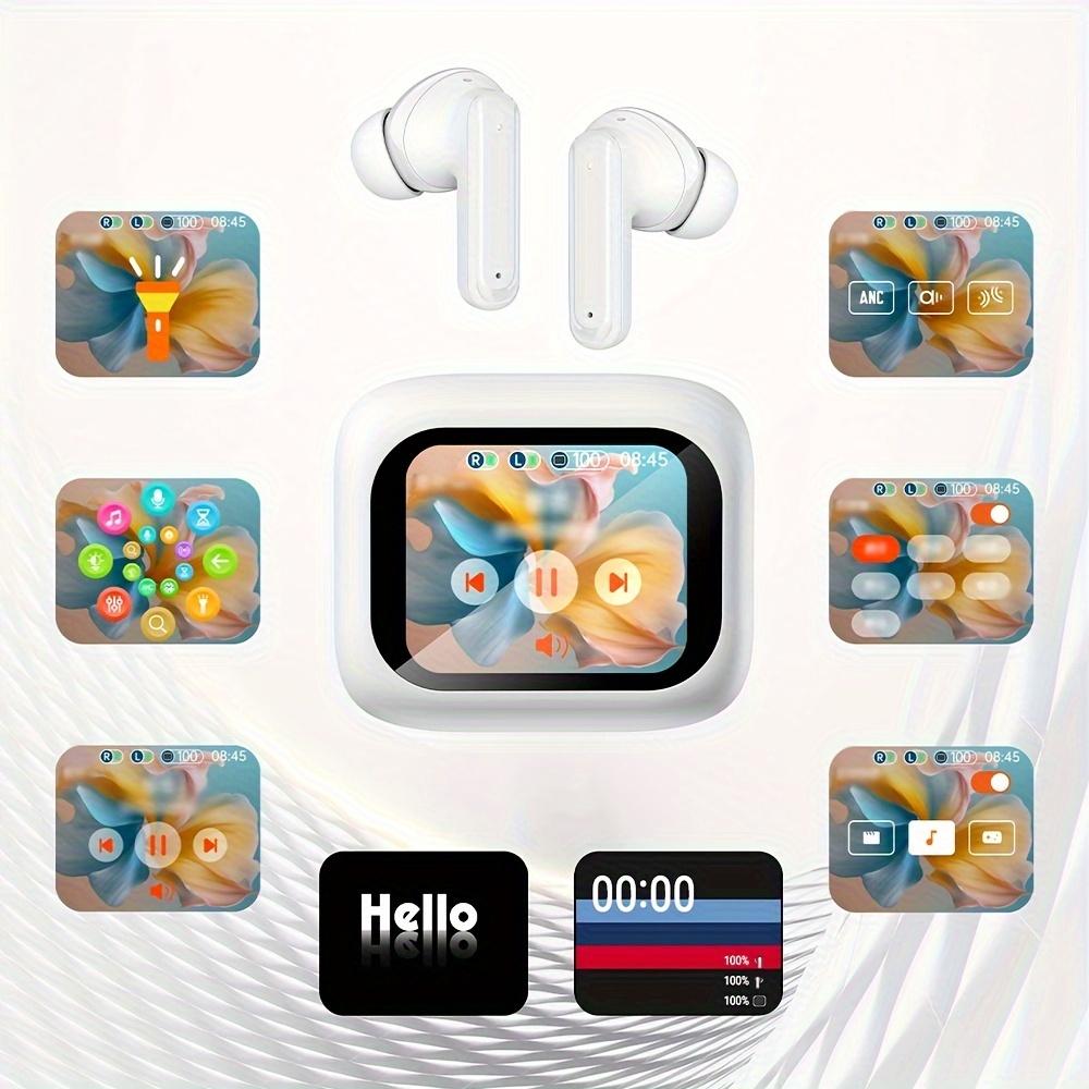 high quality2025 New Upgraded Smart LCD Touchscreen Earbuds, New Wireless Earbuds, Unisex Sports Earbuds, Chinese/English Language Switching,