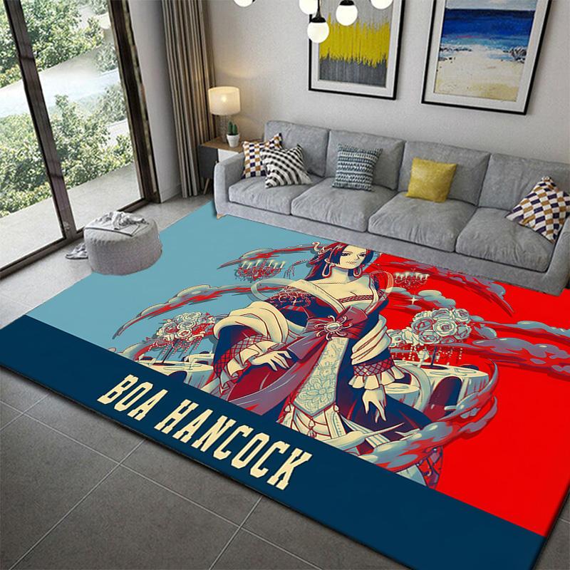 One Piece Classic Anime Style Rug Soft Washable Non-Slip Carpet for Bedroom Living Room