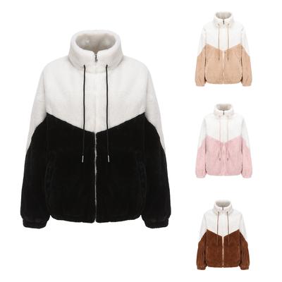 Winter Women's Plush Warm Top Fashion Women's Coat Casual Colored Women's Padded
