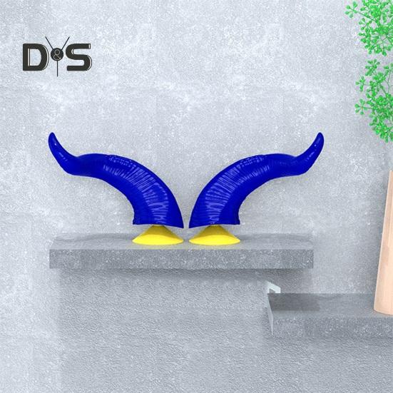 1 Pair Motorcycle Helmet Devil Horn Decoration Suction Cup Scooter Bicycle Motorbike Skateboarding Helmet Decorative Cow Horn Helmet Accessories