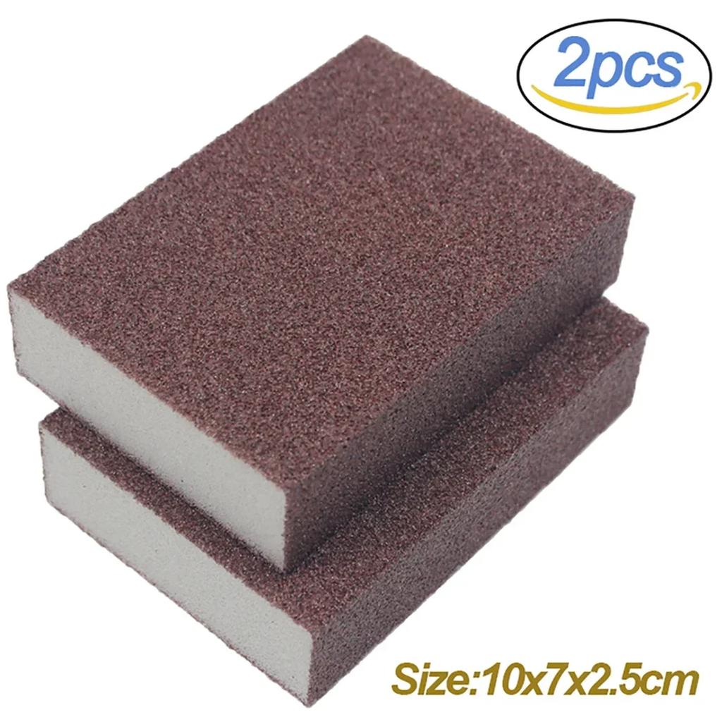 1/16Pcs Magic Sponge Eraser Carborundum Removing Rust Cleaning Brush Descaling Clean Rub for Cooktop Pot Kitchen Sponge
