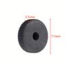 2Set Kerosene  Universal Silver Removable Screw Nut Rivet Steel Wheel Set For Zippo Gasoline  Repair Diy Part