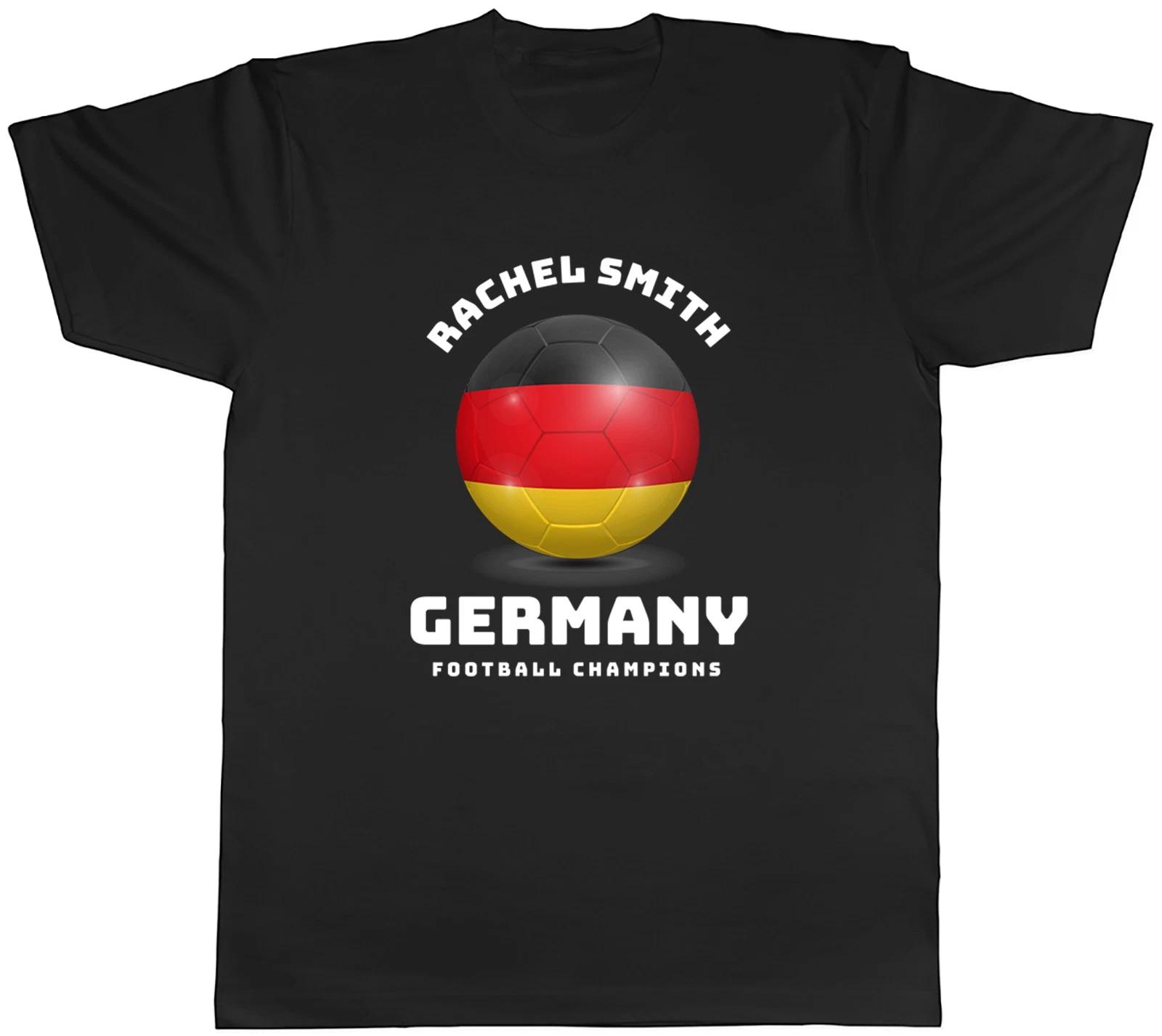 Personalised Germany Flag Football Supporters Fan Mens T-Shirt Tee Gift Top XXXL