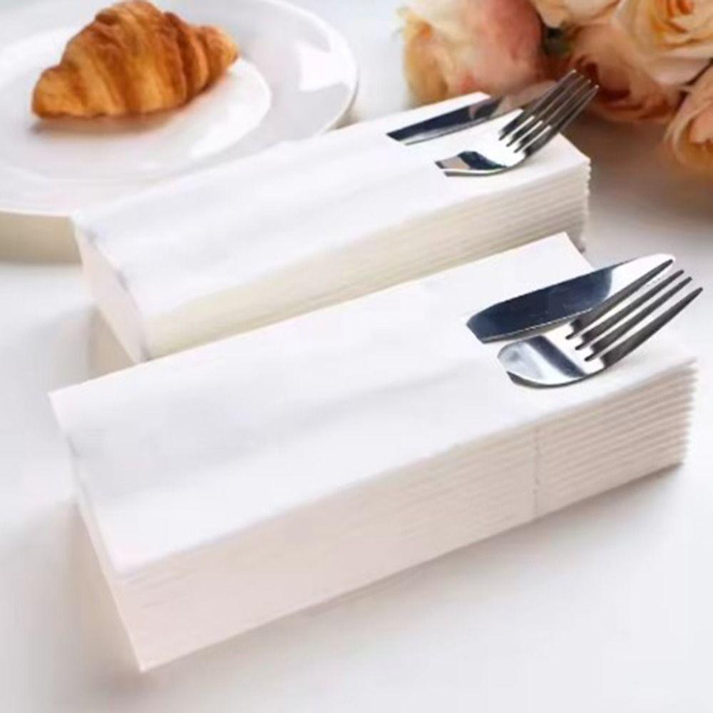 Convenient Prefolded Paper Napkins Hygiene Dinner Napkins  Cafe Supplies