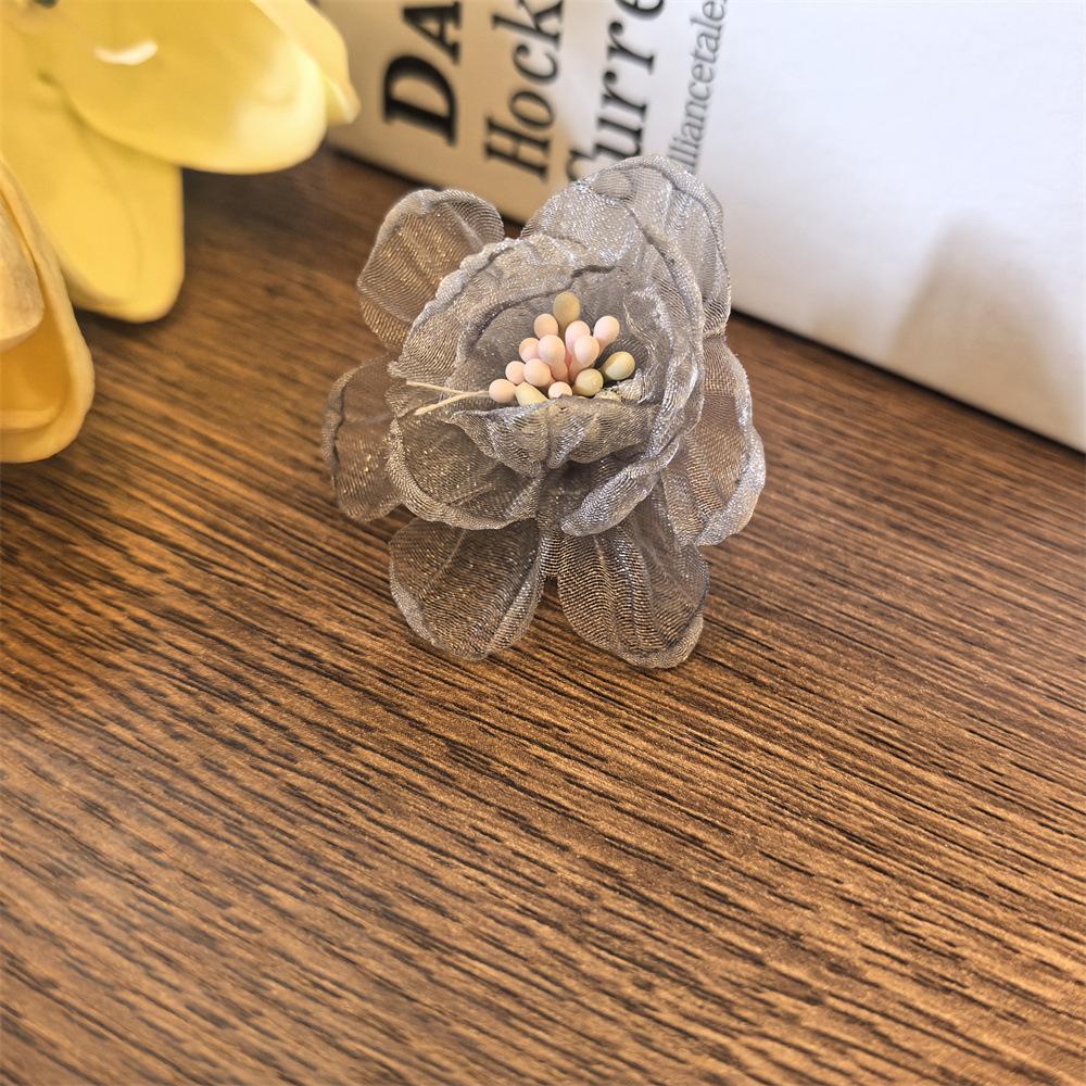Lily of the valley Shoe laces Charms for Sneakers Decorations Camellia Pearl Flower Shoe Charm Buckle DIY Shoes Accessories 1Pcs