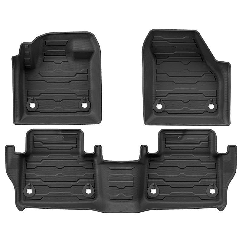 Eco-friendly TPE Floor Mats for Land Rover Discovery Sport (2018-2025), Including Trunk and Backrest Pads.