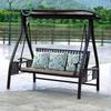 In-Stock Outdoor Hanging Swing Chair: Waterproof Wrought Iron Reclining Rocker for Balcony, Courtyard, or Garden
