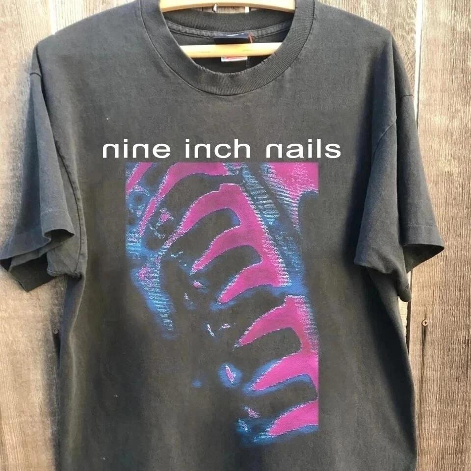Nine Inch Nails Charcoal Unisex T Shirt Size S5XL Unisex T-Shirt XL