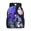 Custom Retro N-Narutoes S-Sasukes Comics Backpack for Women Men College School Students Bookbag Fits 15 Inch Laptop Cartoon Bags