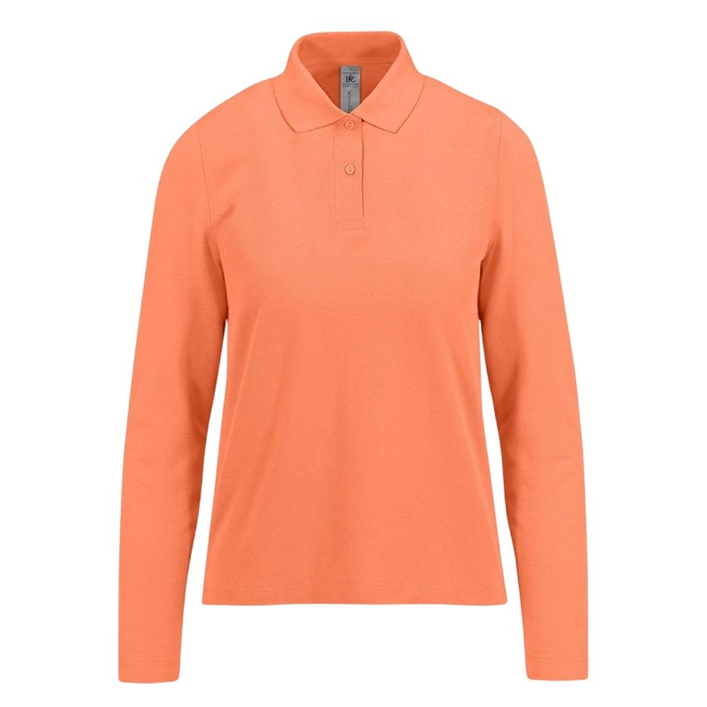 B&C Womens/Ladies My Polo 210 Long-Sleeved Polo Shirt