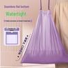 Purple Extra Thick Mosquito-Proof Drawstring Garbage Bags, Large Size for Kitchen Use