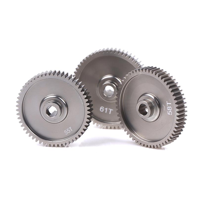 55T 58T 61T High Speed Spur Gear 51004 53665 For Tamiya Tt01 Tt-01 Rc Car Upgrade Accessories