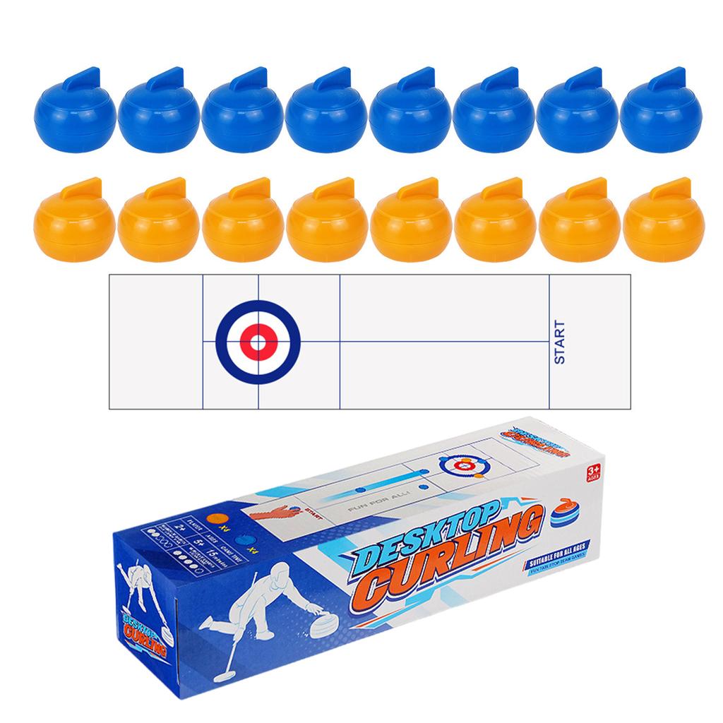 Funny Tabletop Board Game Tabletop Curling Ball Game Indoor Kids Adults Sports Game for Adults Kids and Families