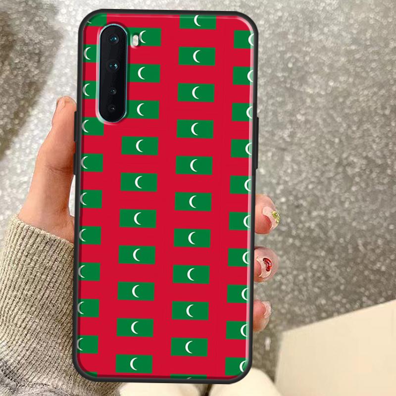 Maldives Flag Case For OnePlus 15 13 12 11 10 10R 12R 13R 15R 13T 10T 8T Nord 5 CE 2 3 4 Lite N20 N30 Coque