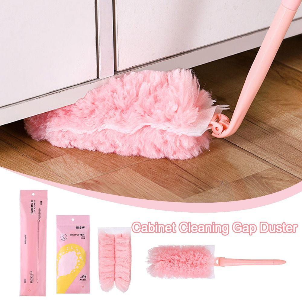 Electrostatic Adsorption Feather Duster Adjustable Cabinet Cleaning Gap Duster