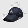Letter Embroidered Breathable Baseball Cap Men's Summer Sunscreen Outdoor Cap