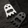Stainless Steel Card Bottle Opener Halloween Ghost Mountaineering Buckle  For Camping and Hiking
