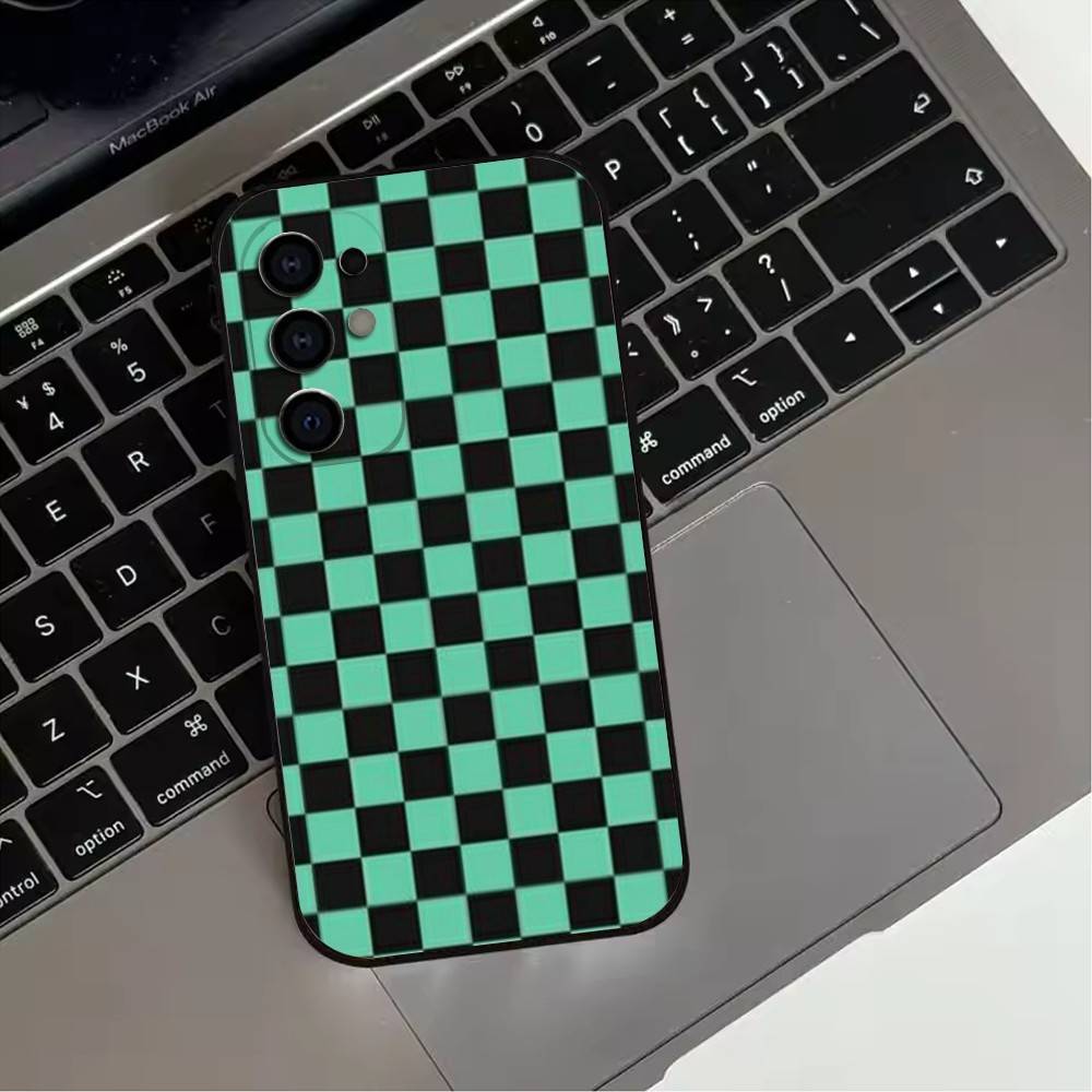 G-Geometric p-pattern Phone Case For Samsung S25,S24,S21,S22,S23,S30,Ultra,S20,Plus,Fe,Lite,Note,10,9,5G Black Cover