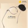 Retro Square Large Frame Myopia Glasses Anti Blue Ray Lightweight Optical Prescription Eyewear for Men Women