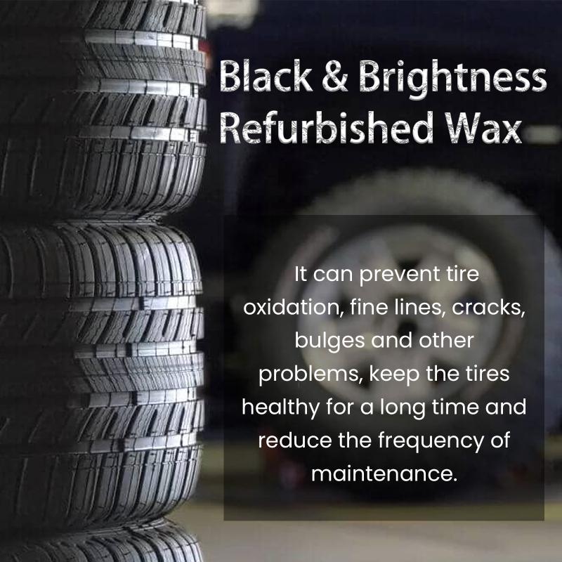 100G Car Tire Maintenance Paste Wheel Hub Rust Cleaning Decontamination Refurbishment Brightening Glossy Tire Coating
