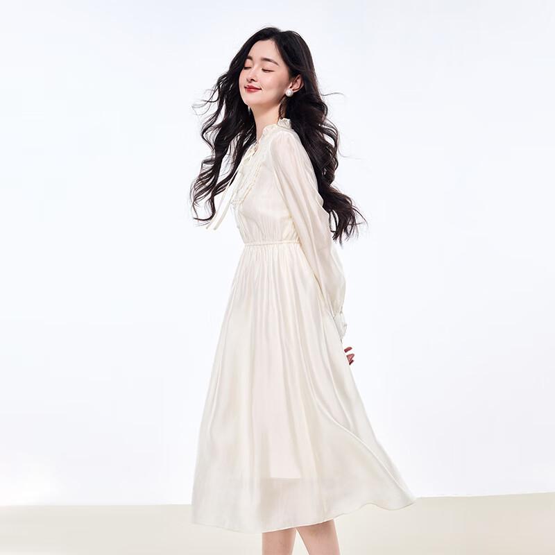 

Autumn Water Yi Ren Women s 2025 Spring Lace Splicing Dress S