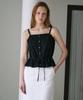DEHEVE Lace String Sleeveless [Black]