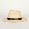 Spring Summer New Panama Straw Hat Fashion British Style Sun Protection Hat For Men Belted Paper Straw Beach Cap For Women