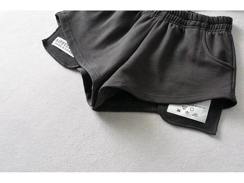 Pantalones Cortos de Calle Estilo Chica Picante Americana 2025 de Tiro Bajo, Pierna Ancha, Patchwork, Calientes para Mujer