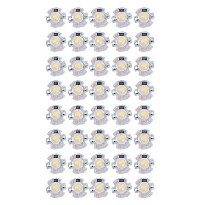 40 adet LED Çip Ampul 1W 24V 16mm/0.6in Alüminyum Taban Düşük Güç Tüketimi Lamba Boncukları için