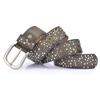 2026 fashion new cool rivets women's belt wide jeans European and American style belt belt belt