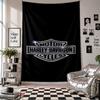 Arazzo da PareteArte Harley-DavidsonTessuto da AppendereCopertura Decorativa di Sfondo per Decorazione della Stanza
